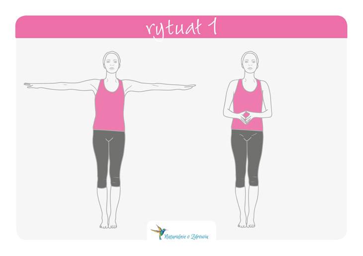 Rytuał tybetański - ćwiczenie 1