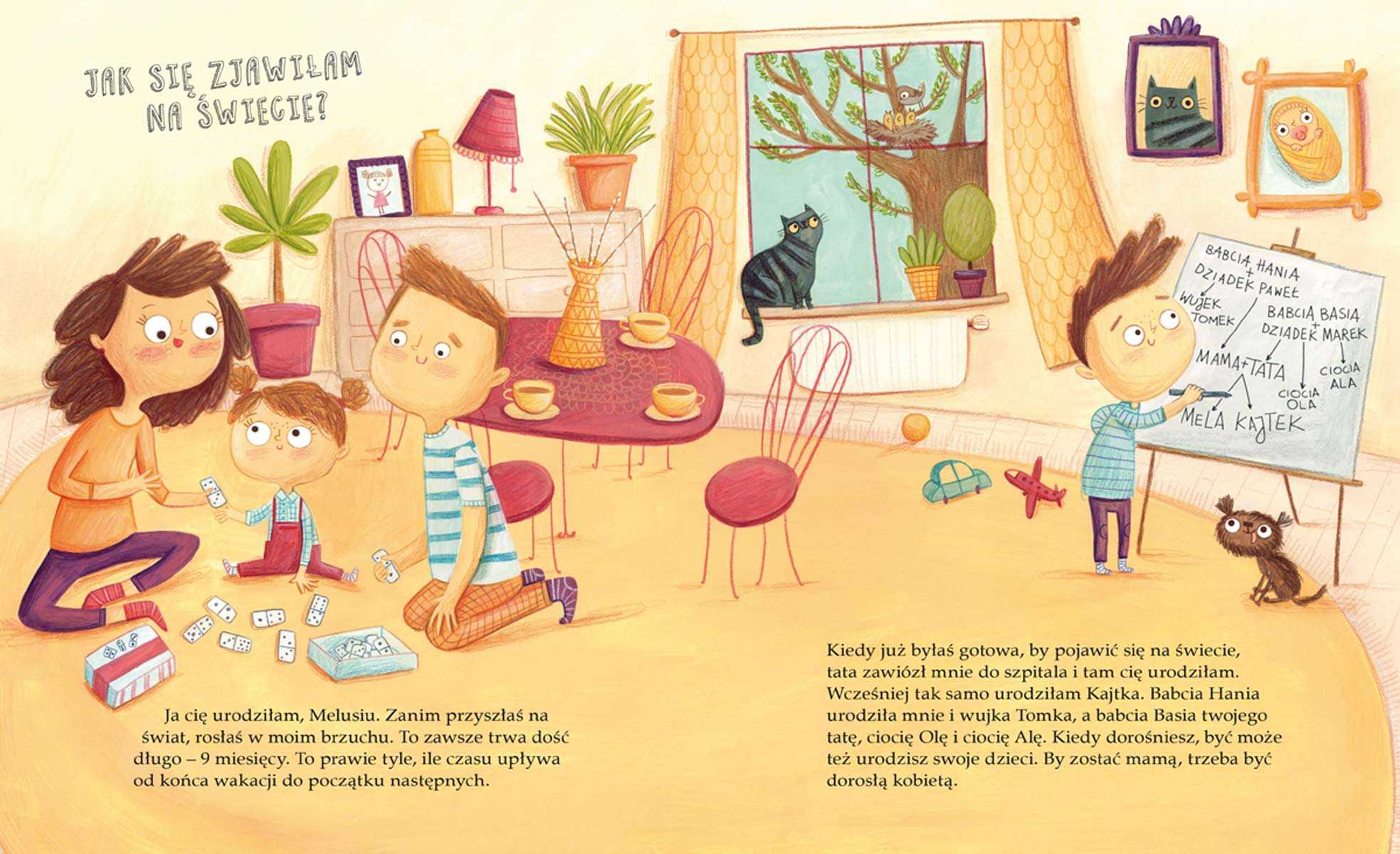 Książka "O maluchu w brzuchu, czyli skąd się biorą dzieci" Marty Maruszczak