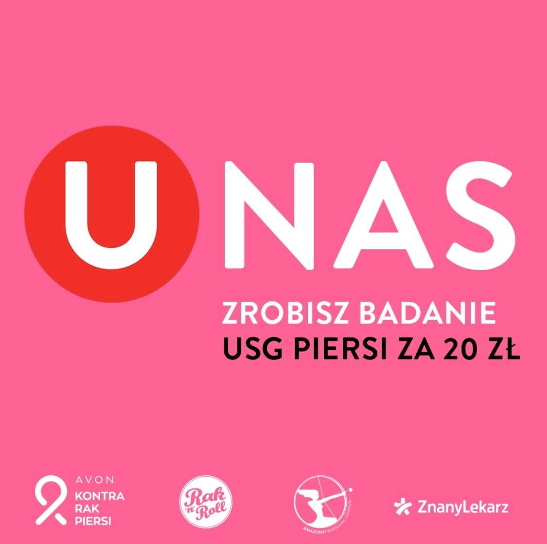 Badanie USG piersi za 20 zł. Akcja AVON.