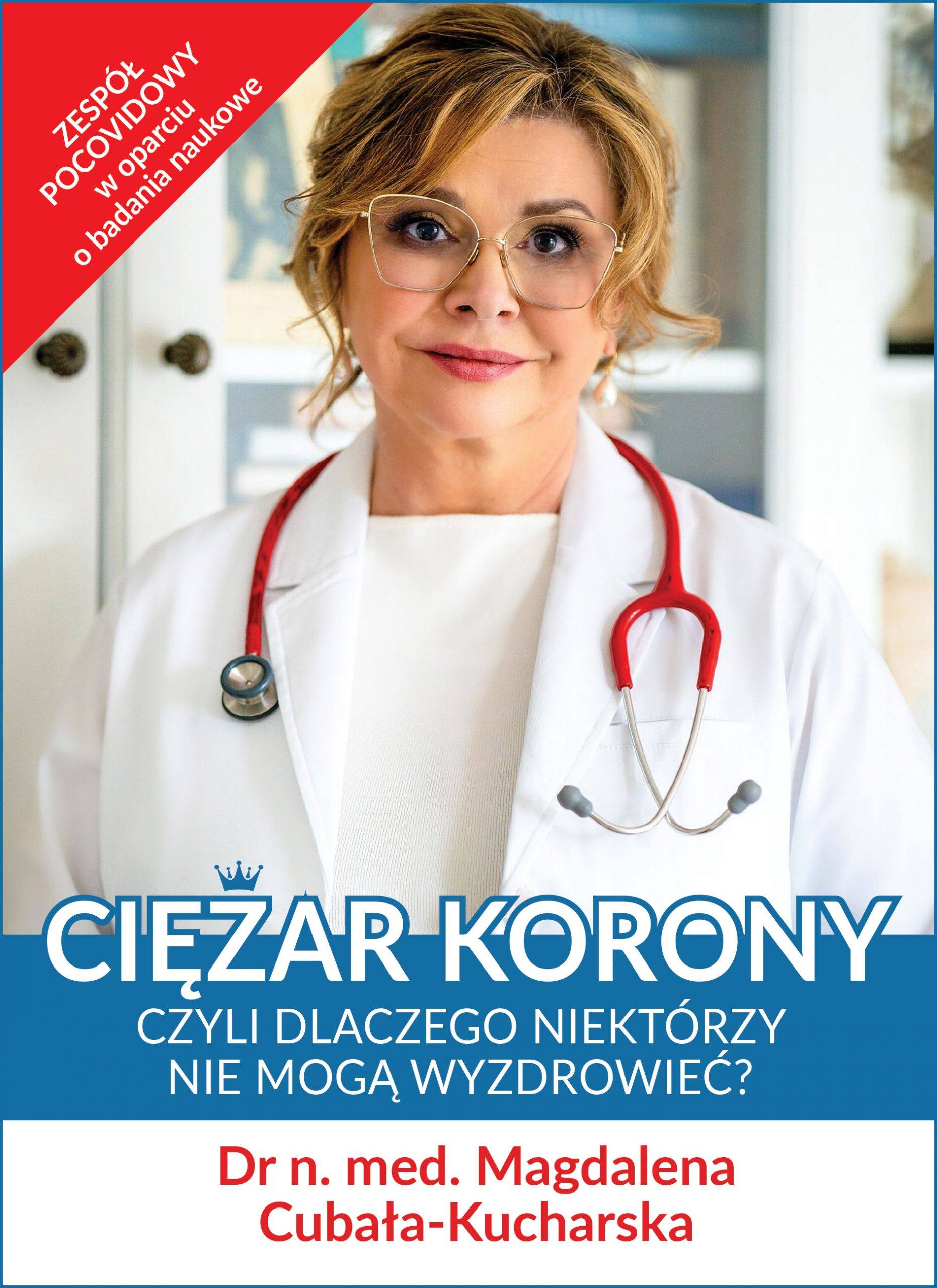 Dr Magdalena Cubała-Kucharska "Ciężar korony" okładka książki