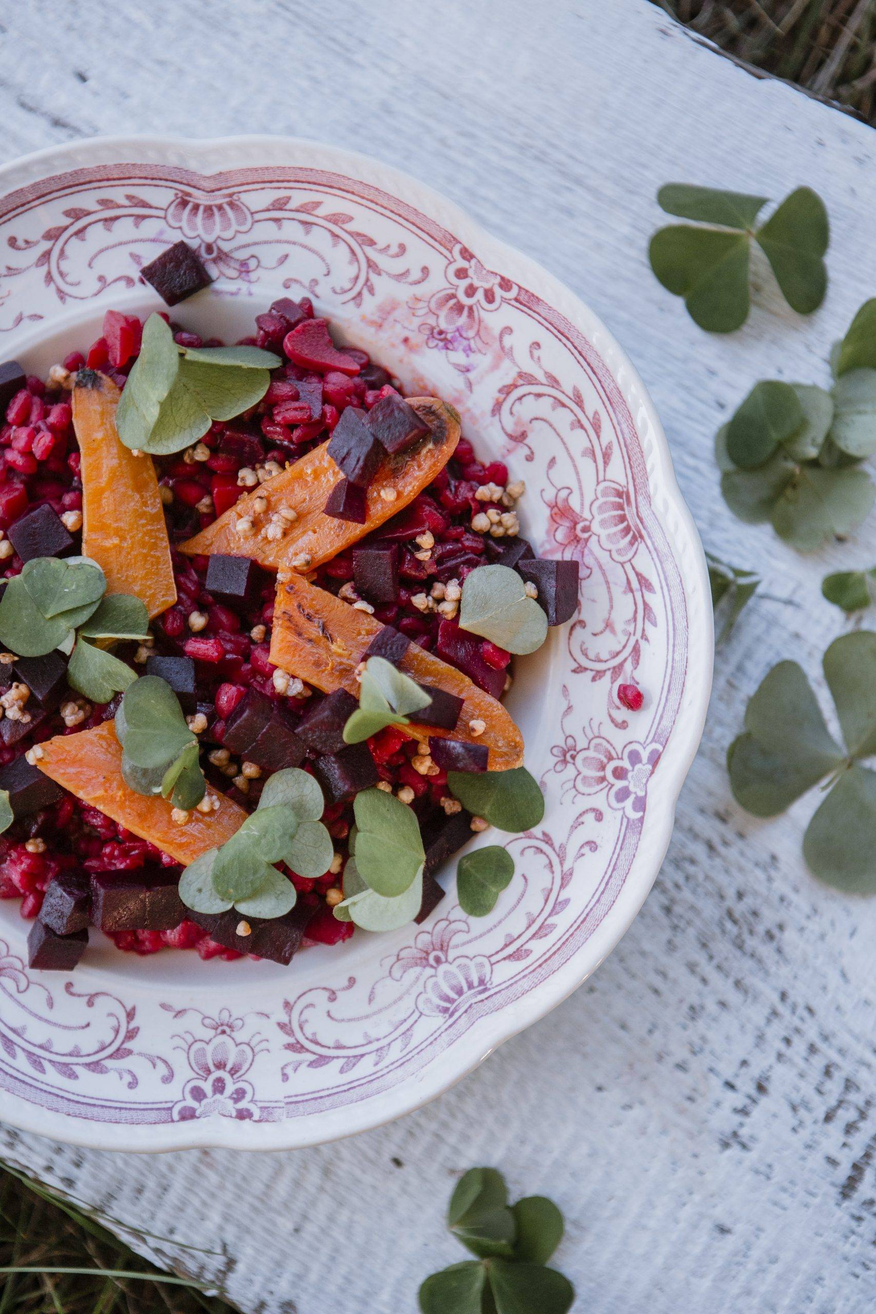 Kaszotto z buraczkami i żurawiną - przepisy Agnieszki Żelazko.