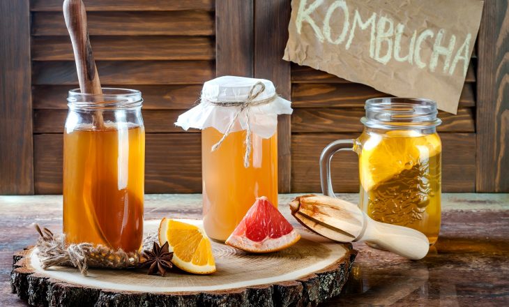 Napój kombucha - naturalny probiotyk.
