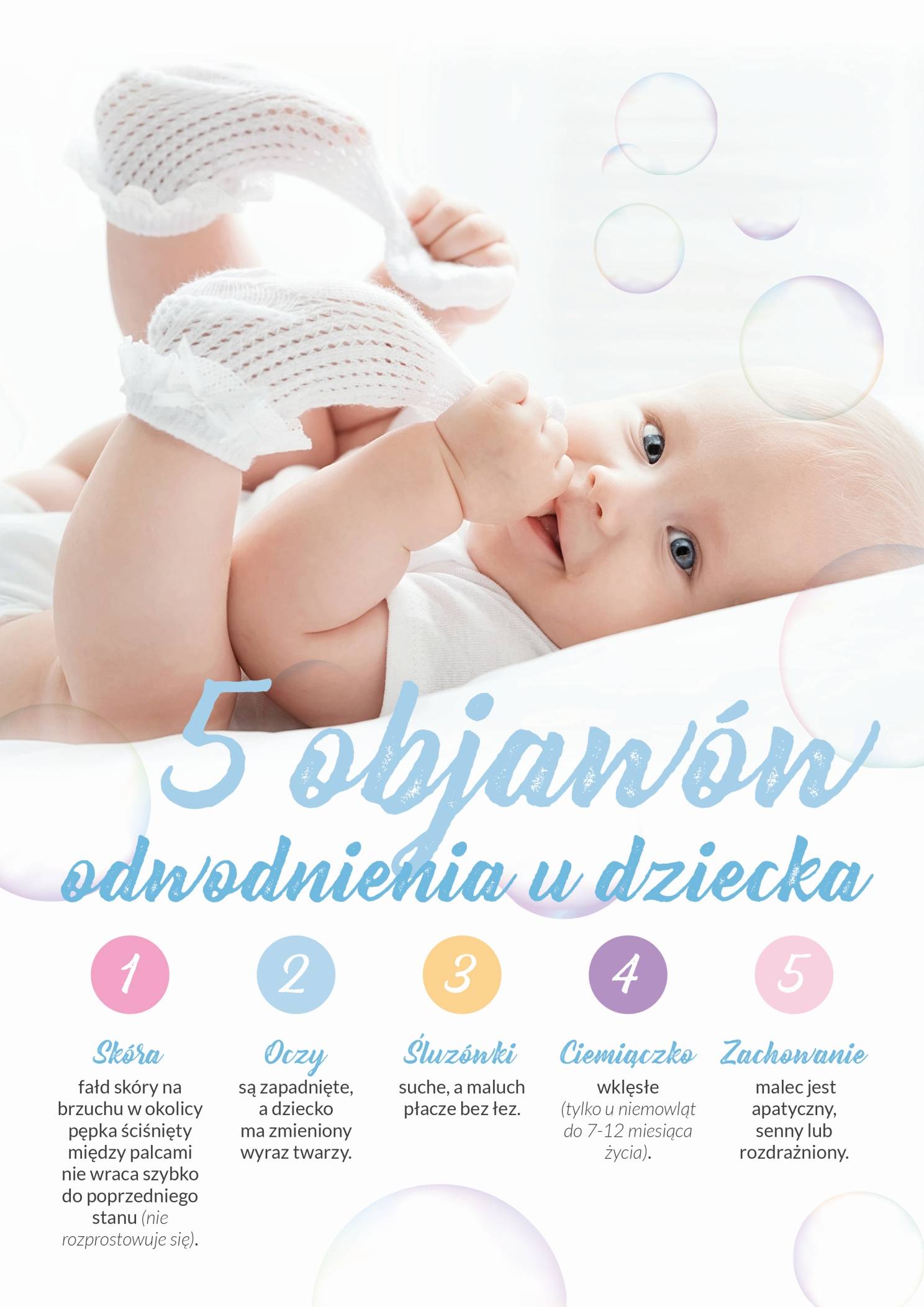 Objawy odwodnienia u dziecka.