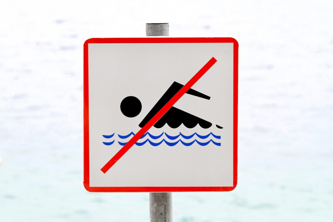 Znak zakaz kąpieli - sinice! Co powodują i jak wyglądają sinice w Bałtyku? Dlaczego sinice nad morzem są groźne?