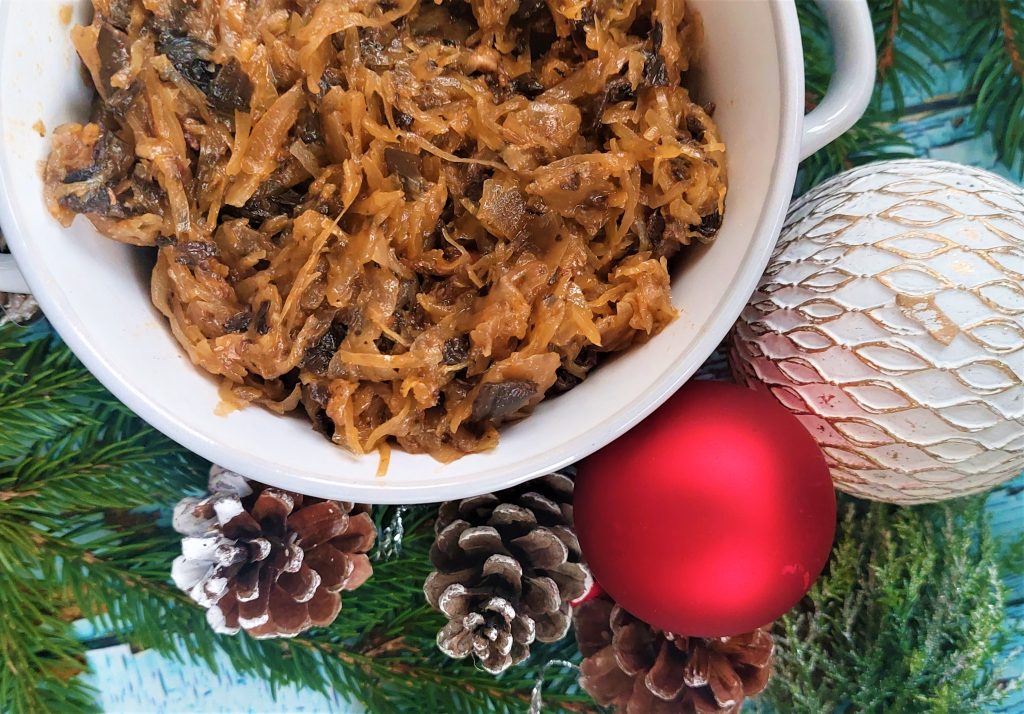 kapusta wigilijna z grzybami